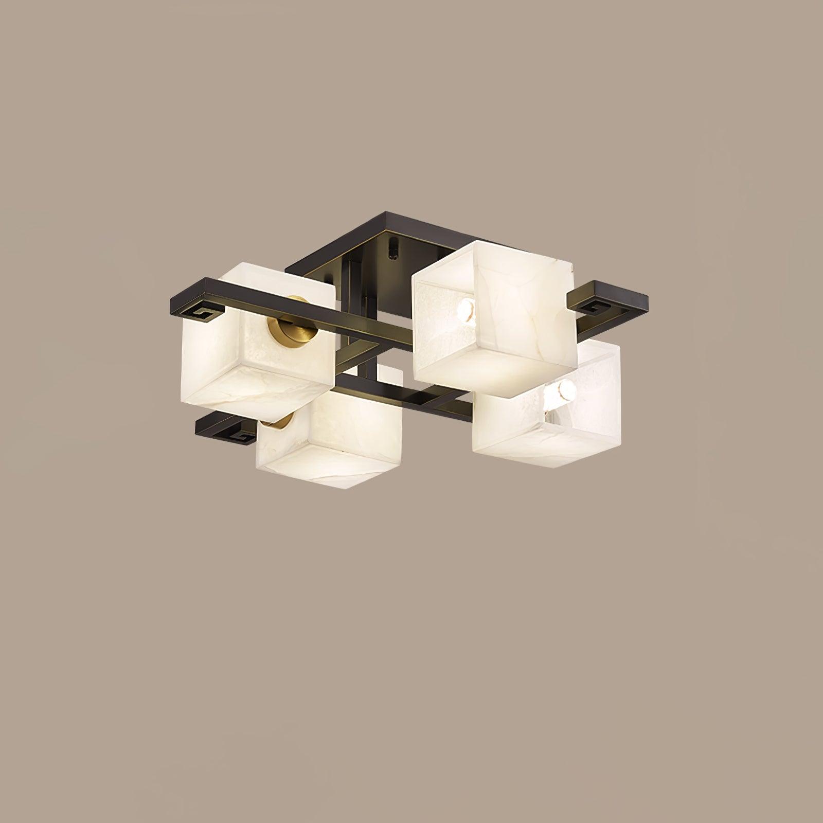 Kaelen Alabaster Ceiling Light-Neutral Decor