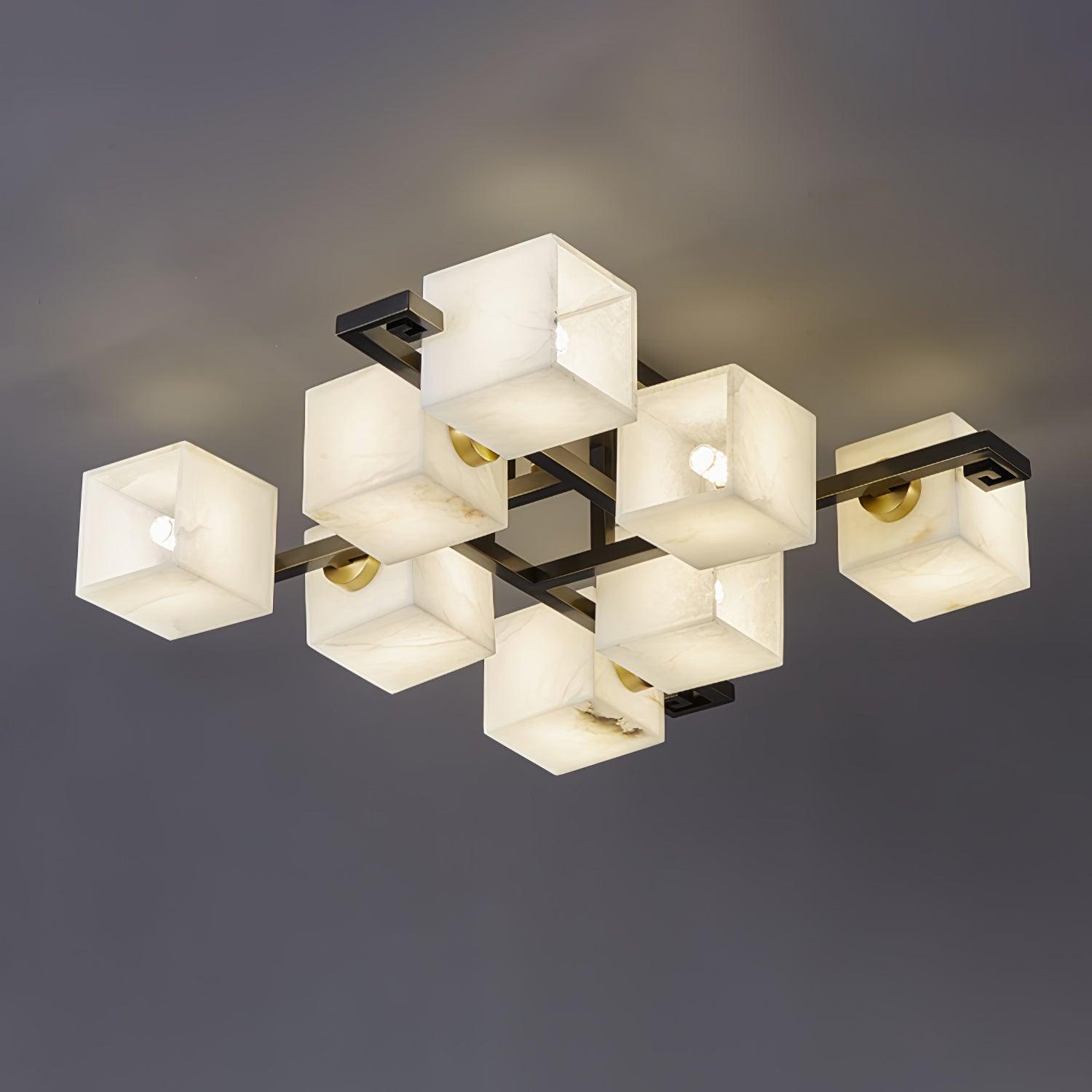 Kaelen Alabaster Ceiling Light-Neutral Decor