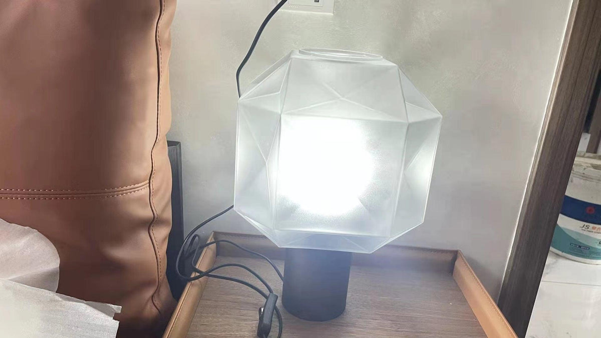 Cubo Table Lamp-Neutral Decor