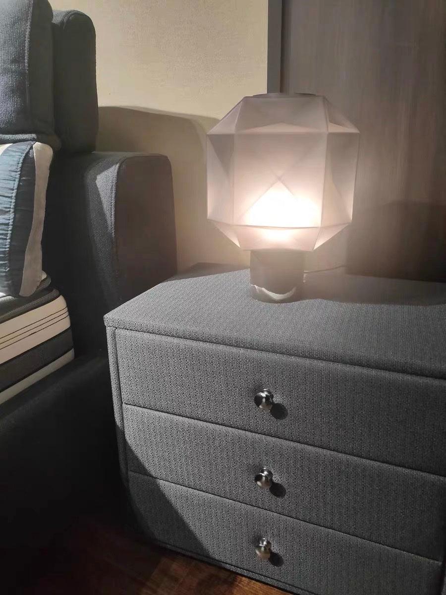 Cubo Table Lamp-Neutral Decor