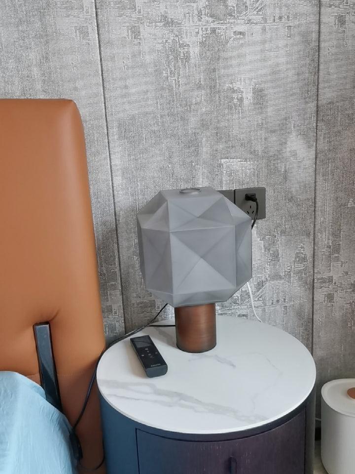Cubo Table Lamp-Neutral Decor