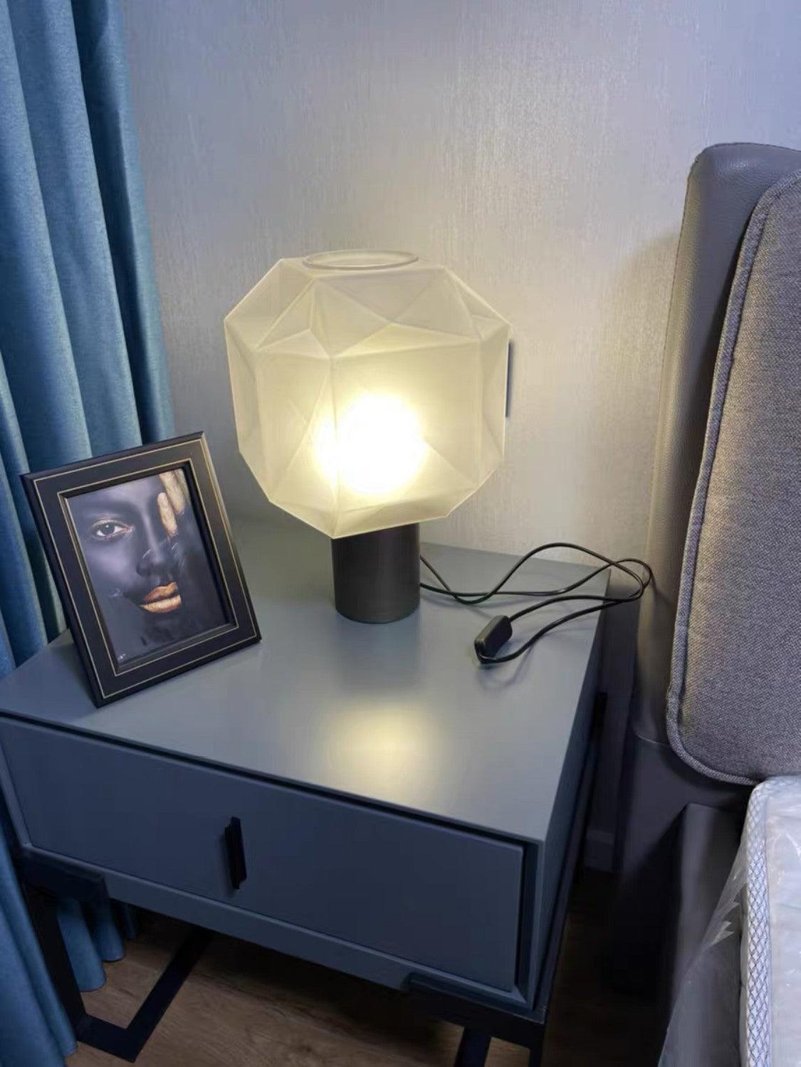 Cubo Table Lamp-Neutral Decor
