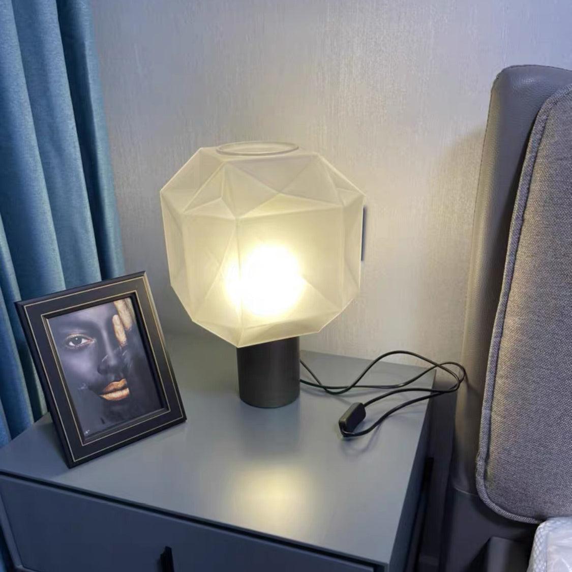 Cubo Table Lamp-Neutral Decor