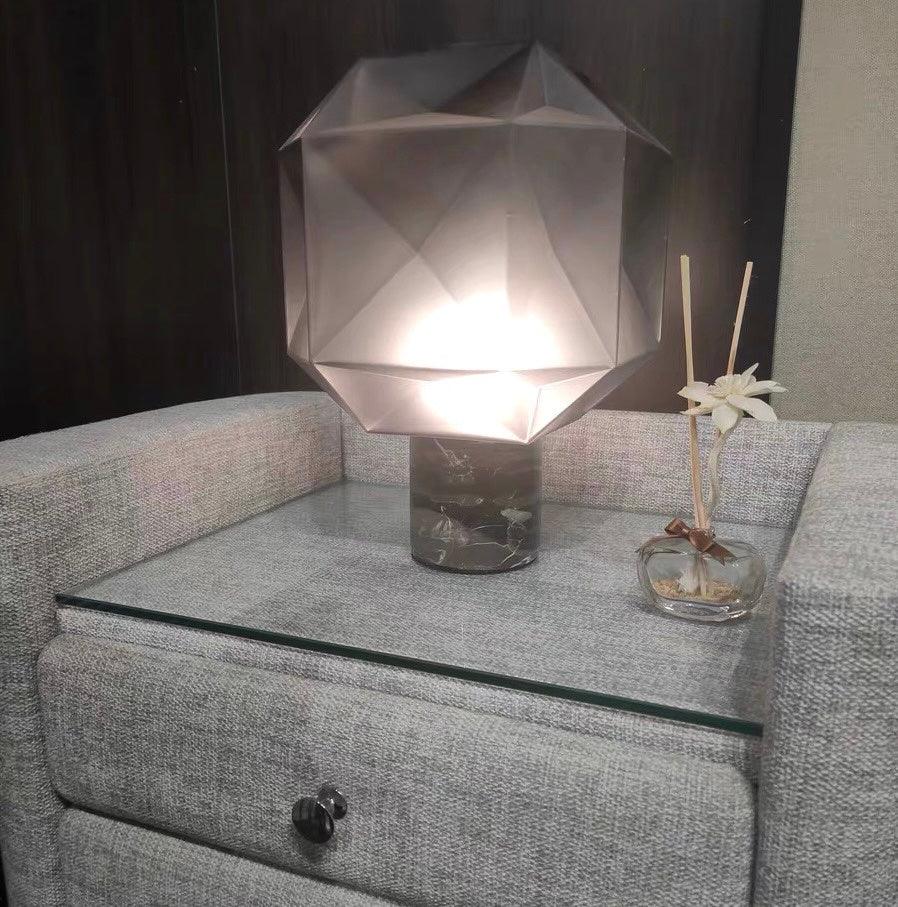 Cubo Table Lamp-Neutral Decor