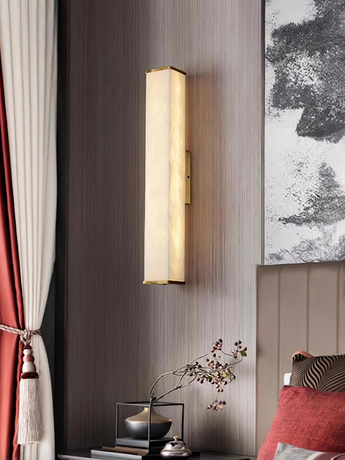 Vithaira Alabaster Linear Wall Lamp-Neutral Decor