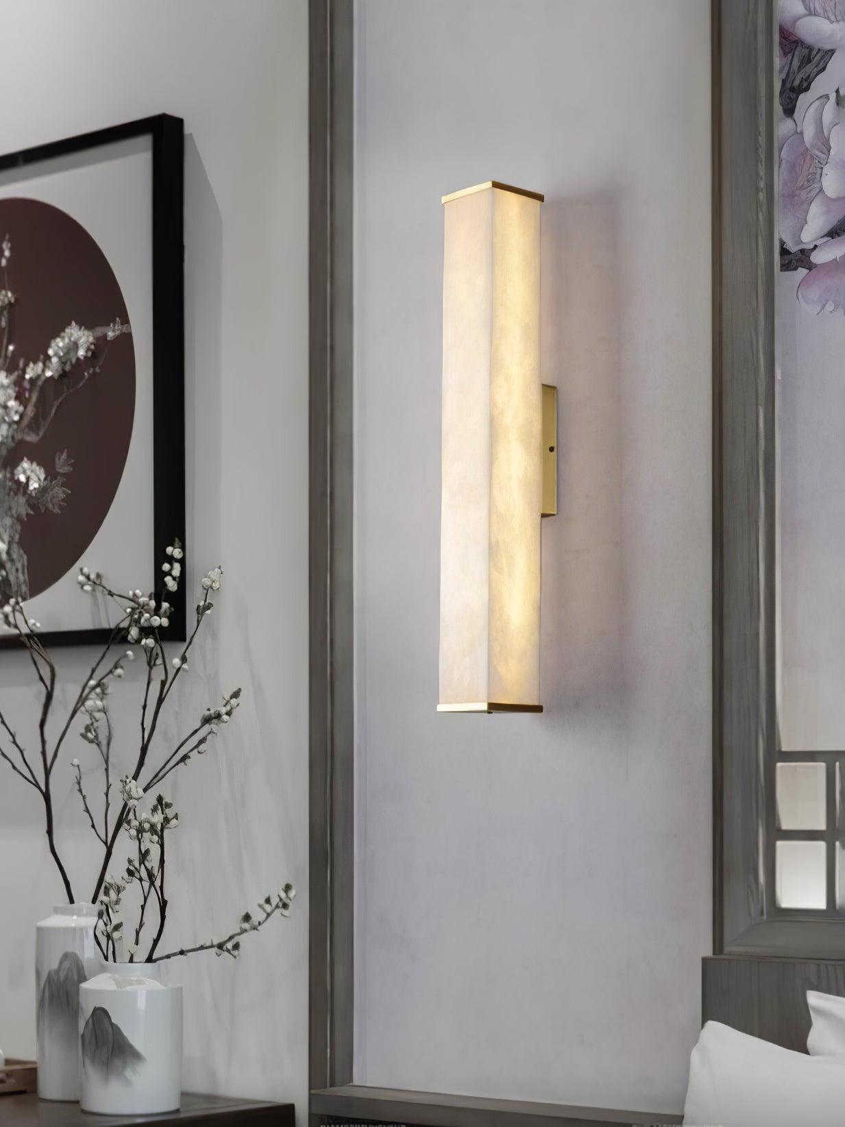 Vithaira Alabaster Linear Wall Lamp-Neutral Decor
