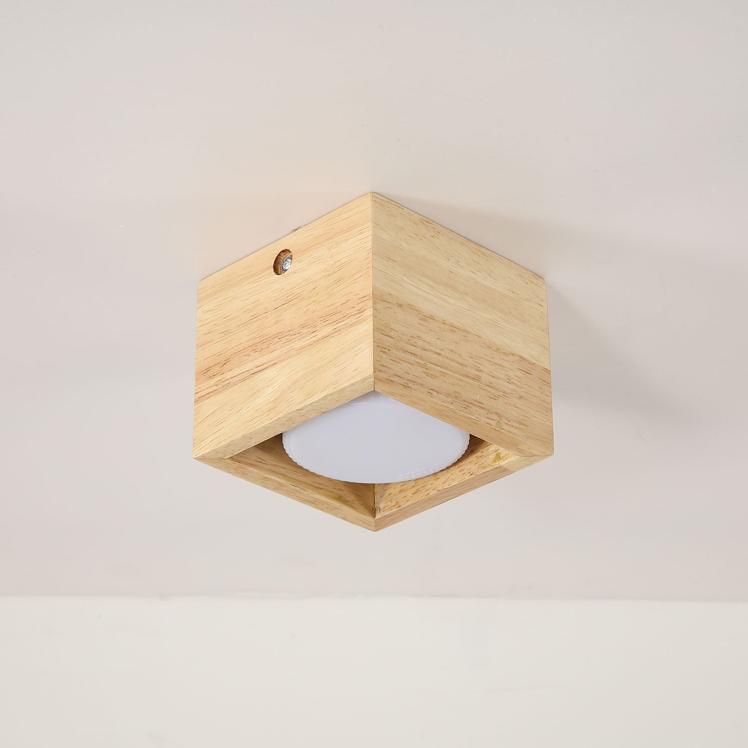 Eliza Minimalist Wood Ceiling Light-Neutral Decor