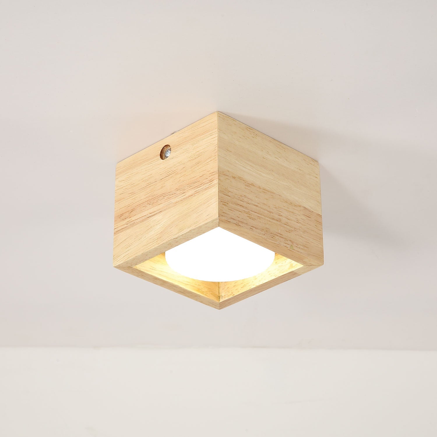 Eliza Minimalist Wood Ceiling Light-Neutral Decor