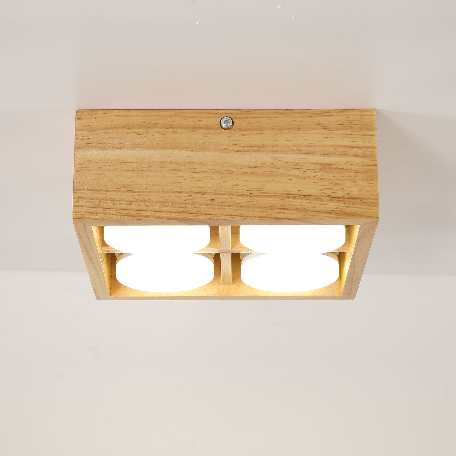 Eliza Minimalist Wood Ceiling Light-Neutral Decor