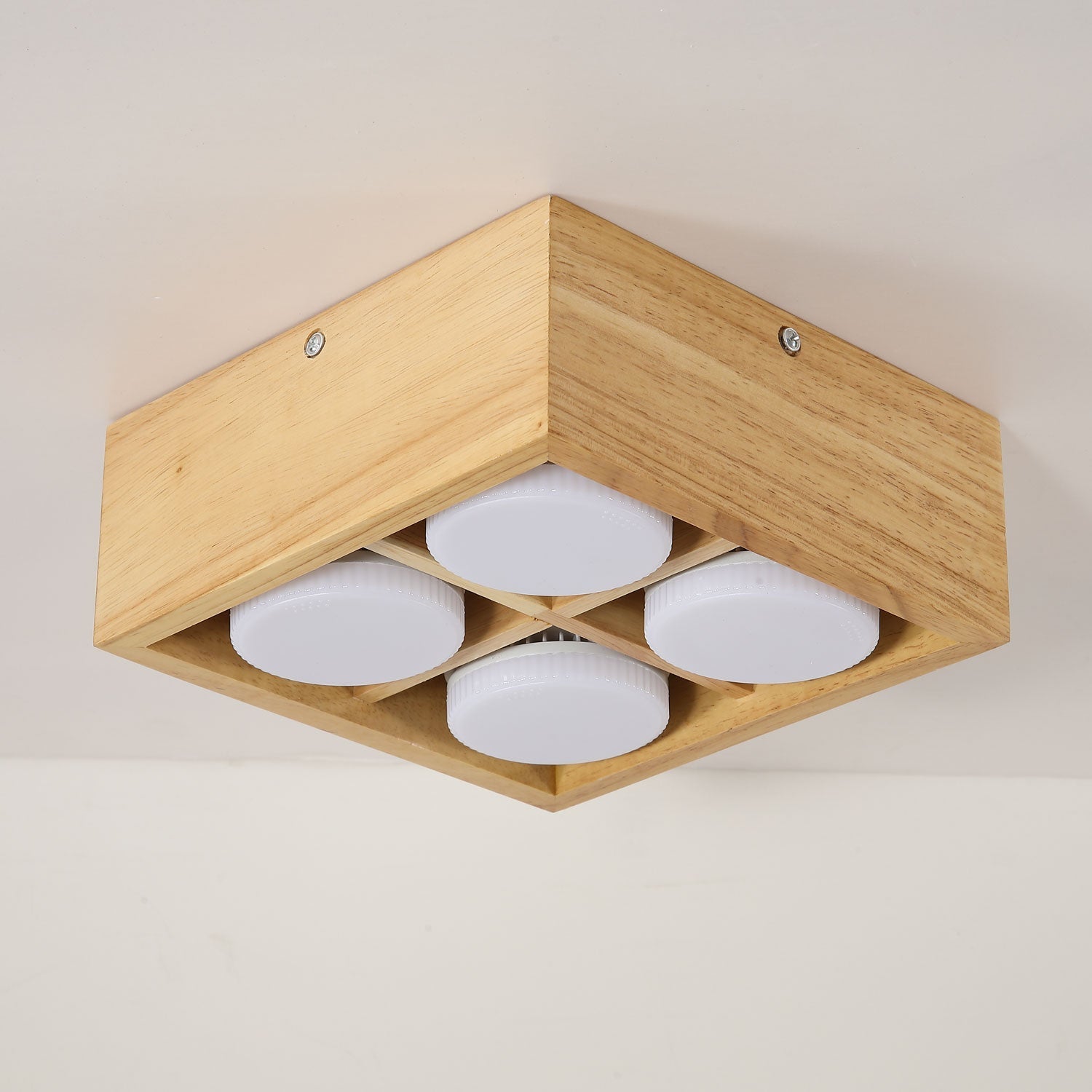 Eliza Minimalist Wood Ceiling Light-Neutral Decor