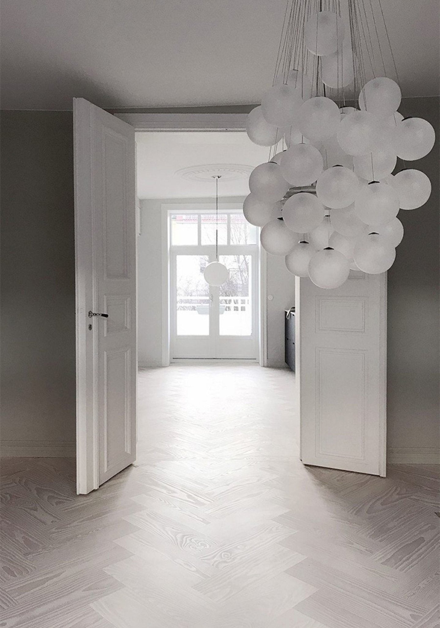 Cumulus Cascade Chandelier-Neutral Decor