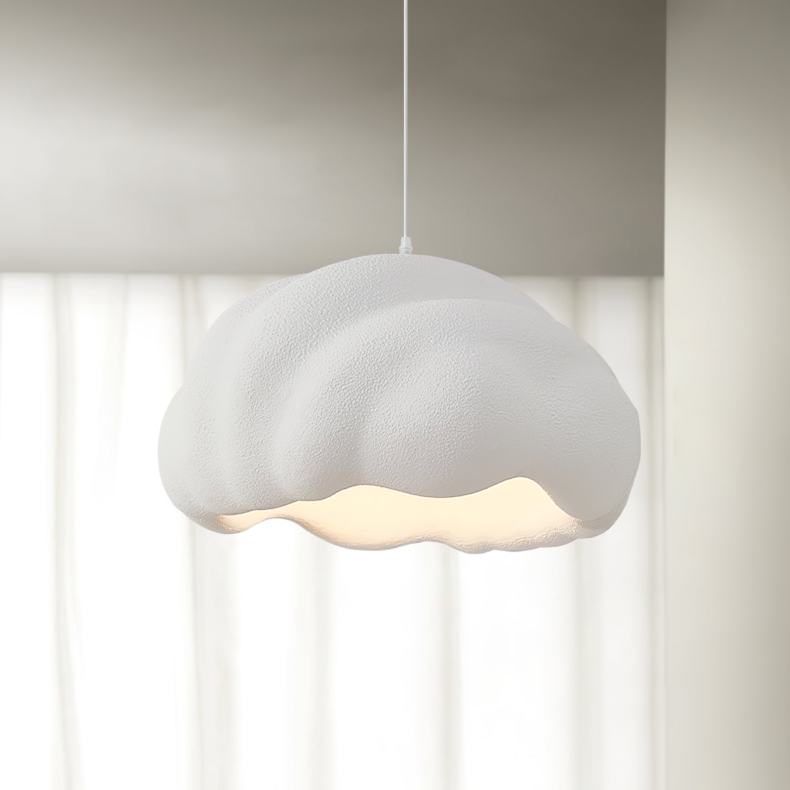 Itheira Modern Minimalist Plastic Pendant Light-Neutral Decor