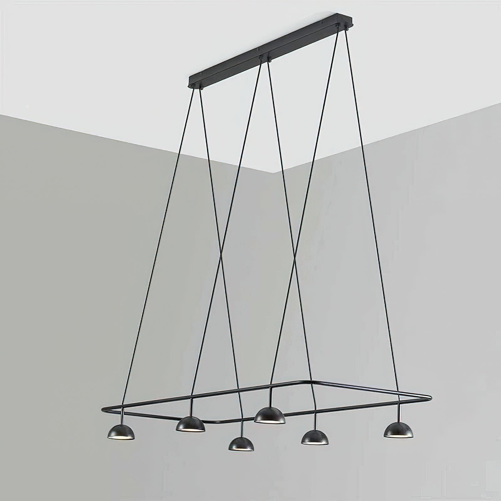 Aurora Chandelier LED Sleek-Neutral Decor