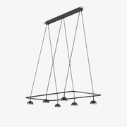 Aurora Chandelier LED Sleek-Neutral Decor