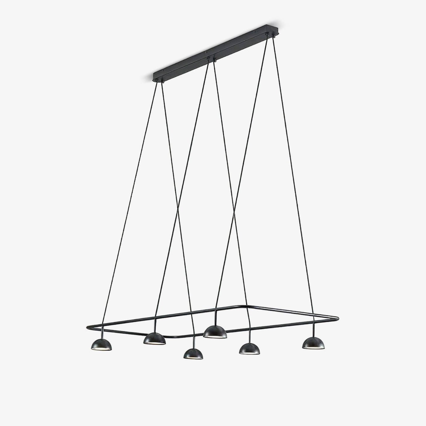 Aurora Chandelier LED Sleek-Neutral Decor