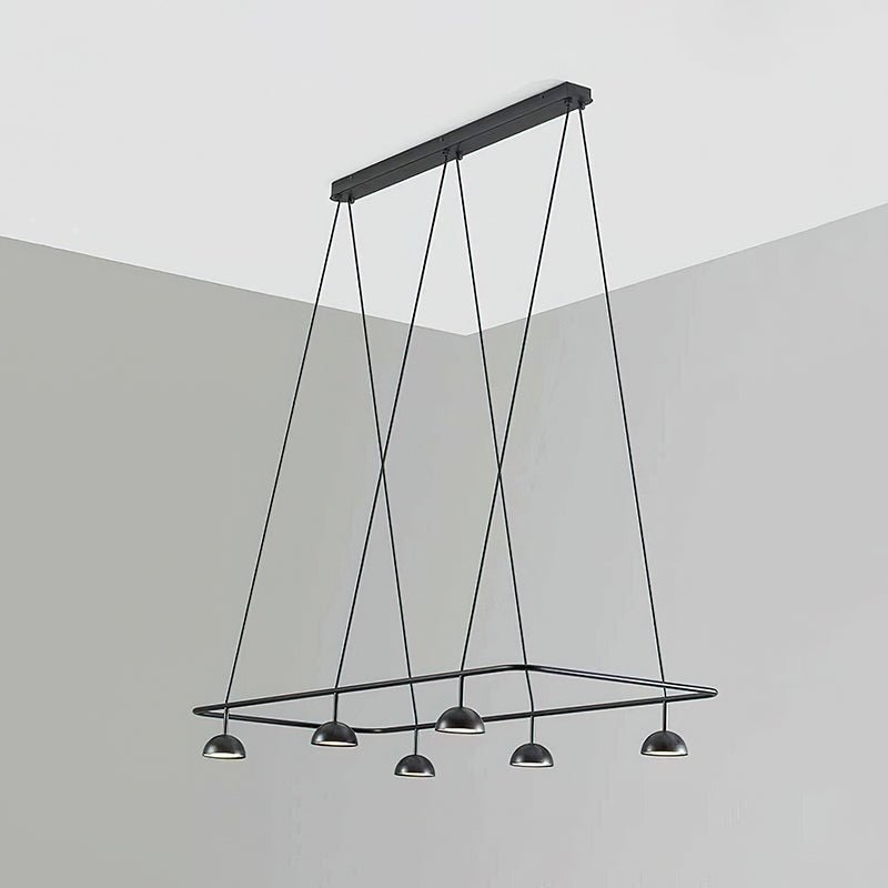 Aurora Chandelier LED Sleek-Neutral Decor