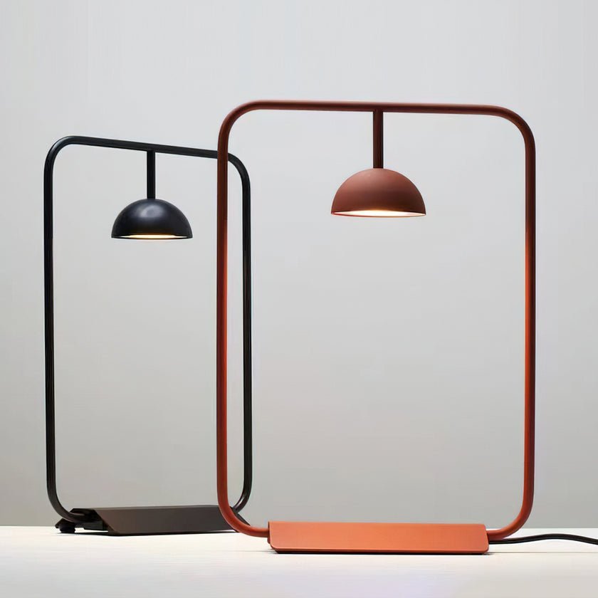 Dexton Geometric Table Lamp-Neutral Decor