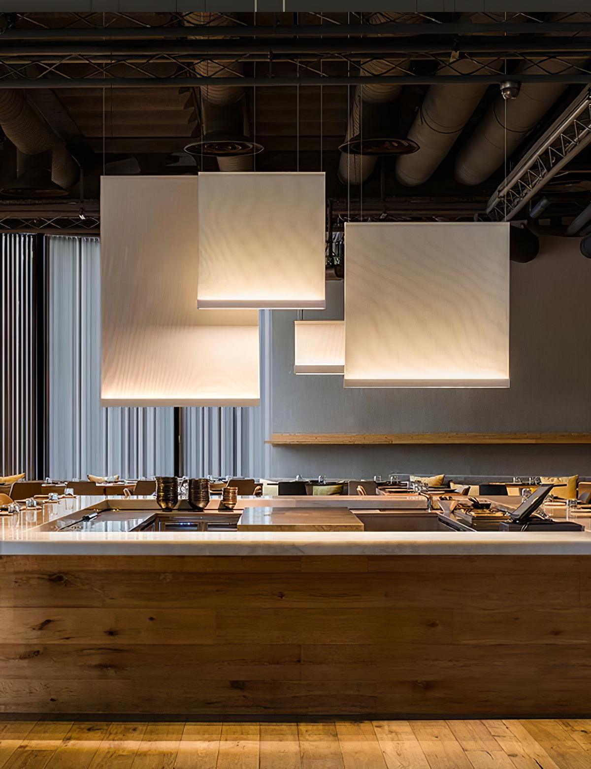 Emlin Minimalist Curtain Pendant Lamp-Neutral Decor