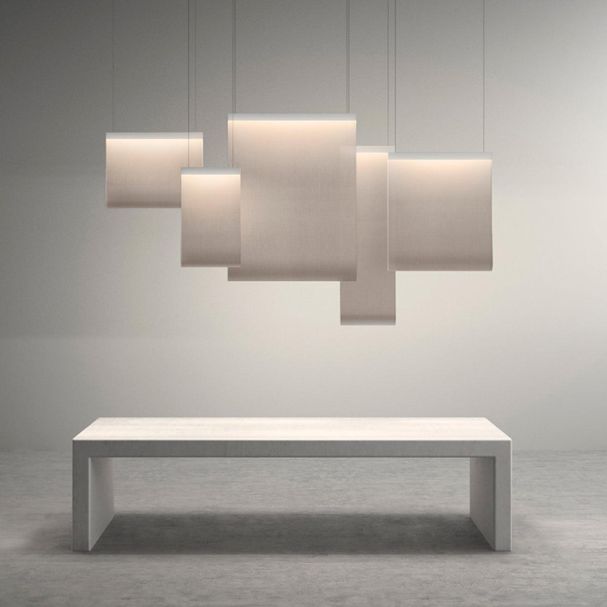 Emlin Minimalist Curtain Pendant Lamp-Neutral Decor