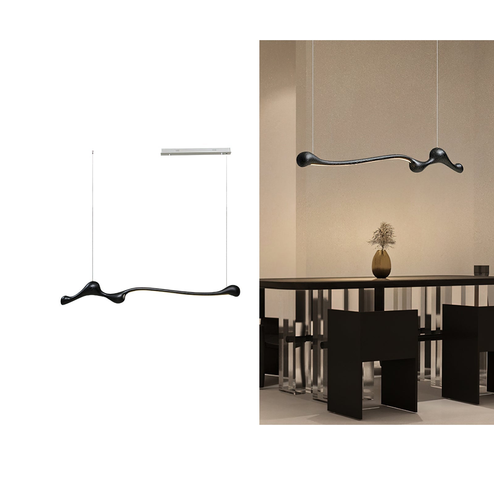 Alenor Wood Retro Pendant Lamp-Neutral Decor