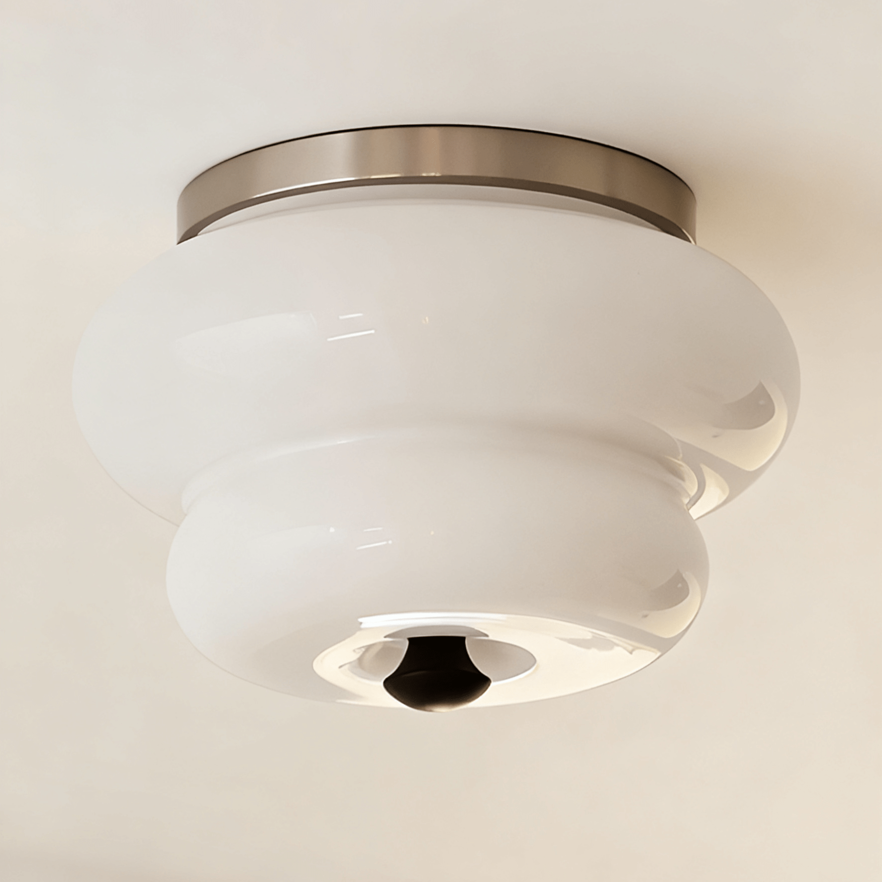 Curvaceous Ceiling Lamp-Neutral Decor