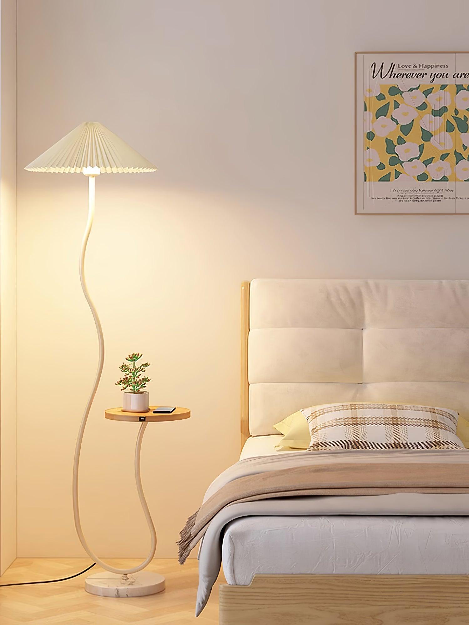 Ghel Minimalist Wood Floor Lamp-Neutral Decor