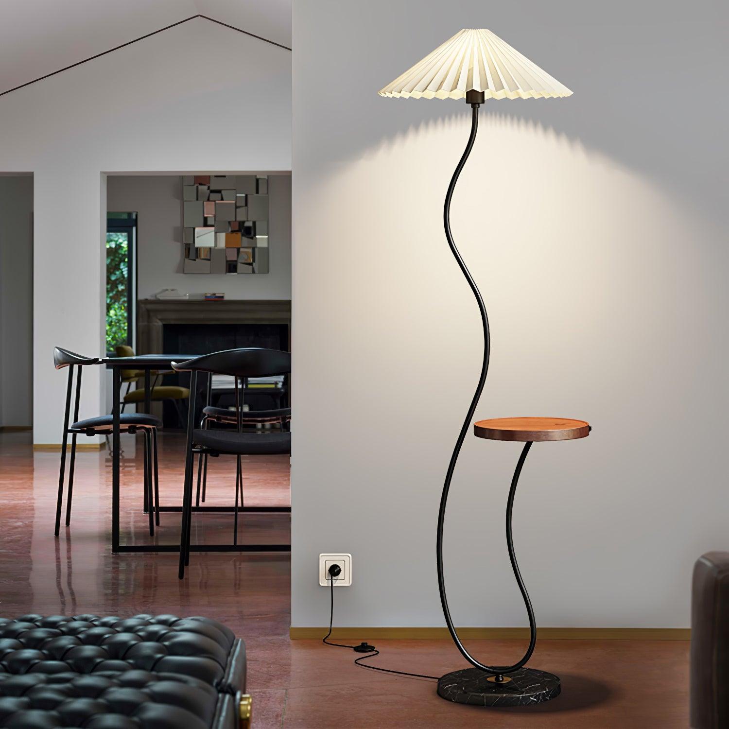 Ghel Minimalist Wood Floor Lamp-Neutral Decor