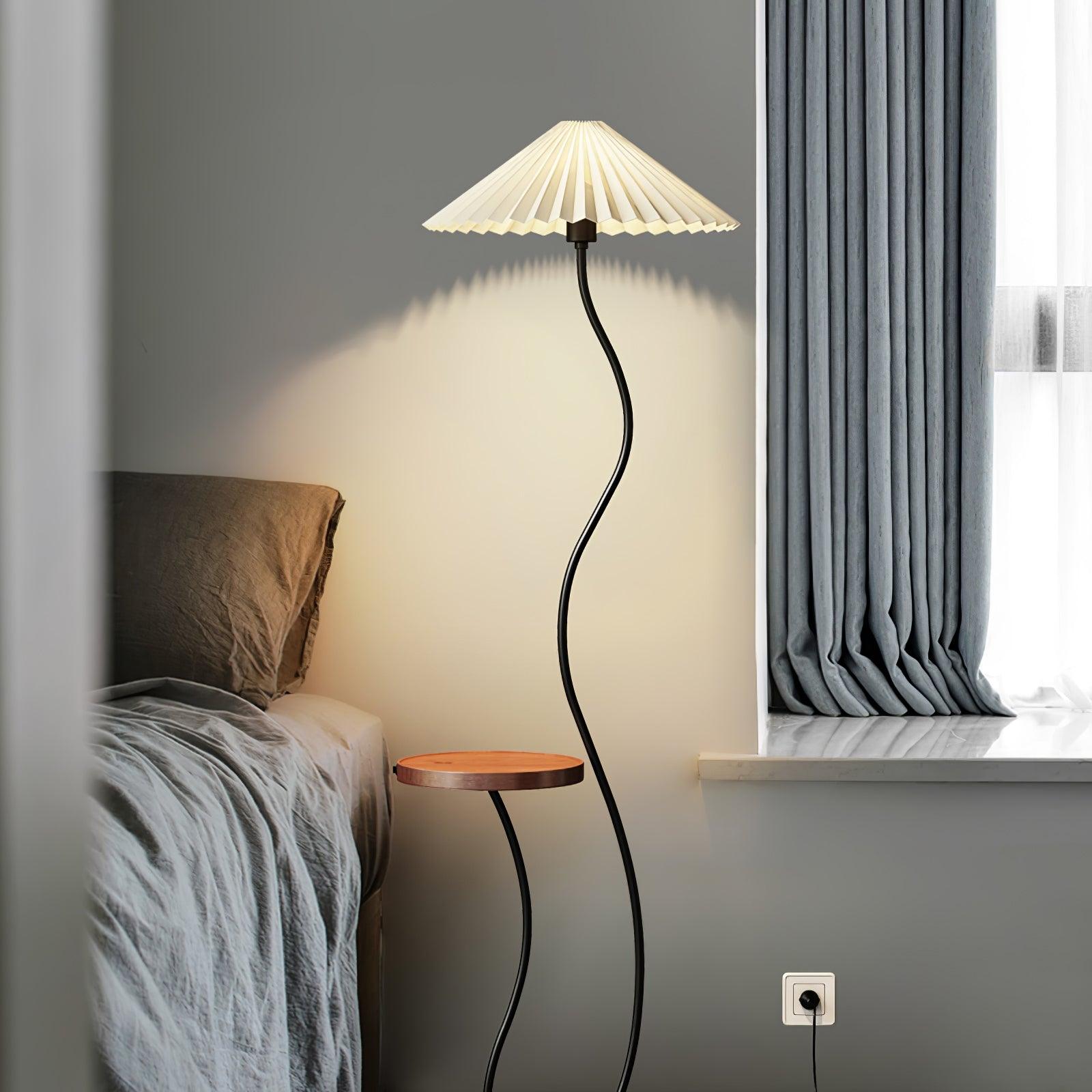 Ghel Minimalist Wood Floor Lamp-Neutral Decor