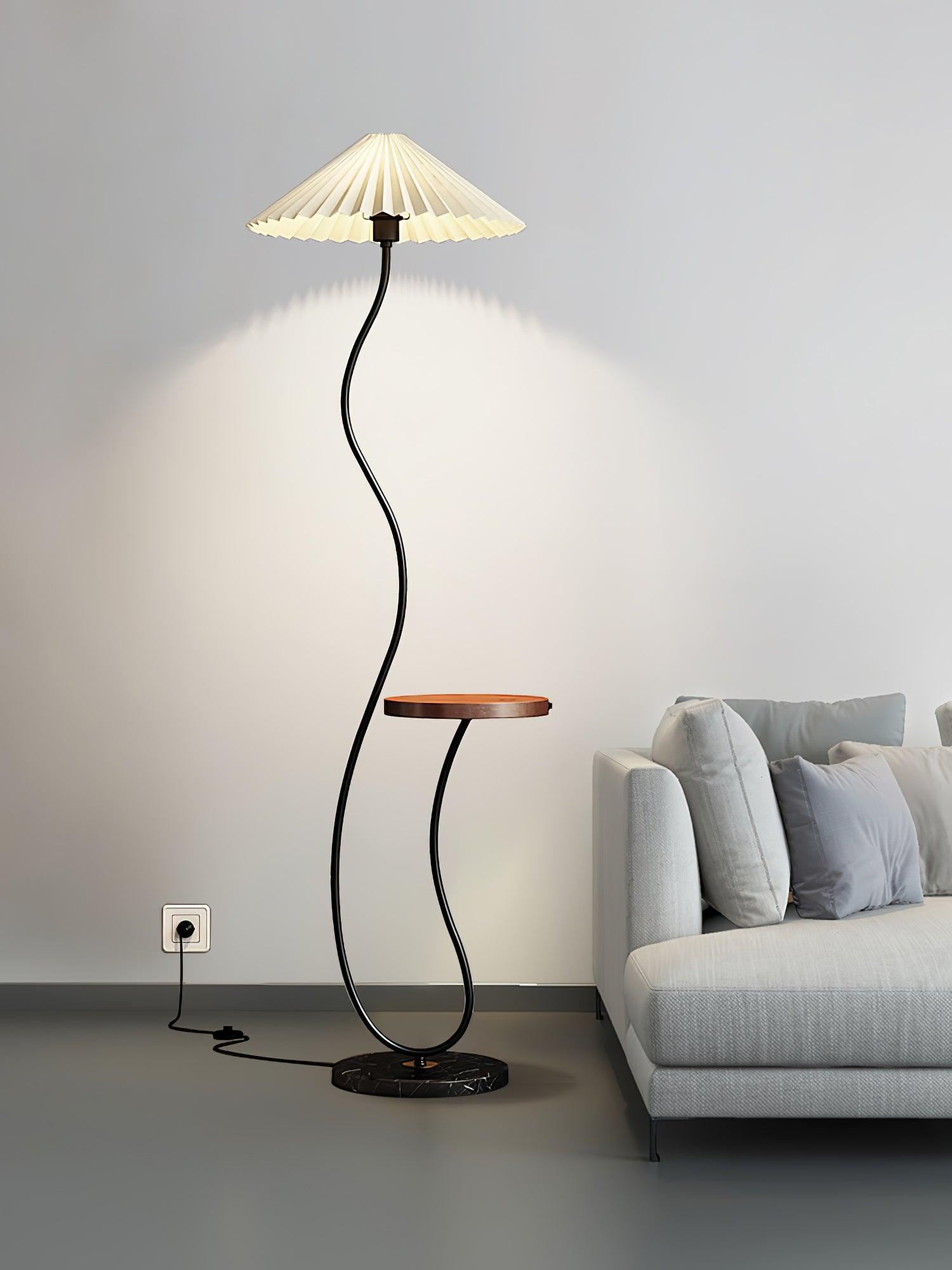 Ghel Minimalist Wood Floor Lamp-Neutral Decor