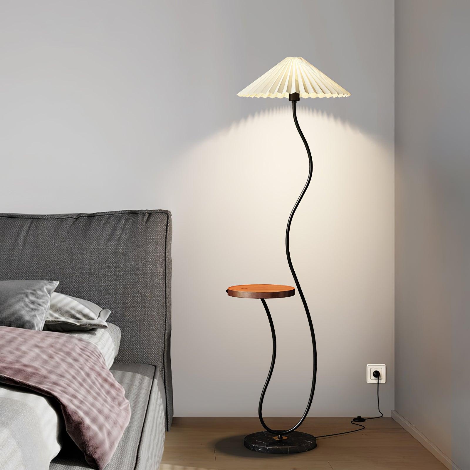 Ghel Minimalist Wood Floor Lamp-Neutral Decor