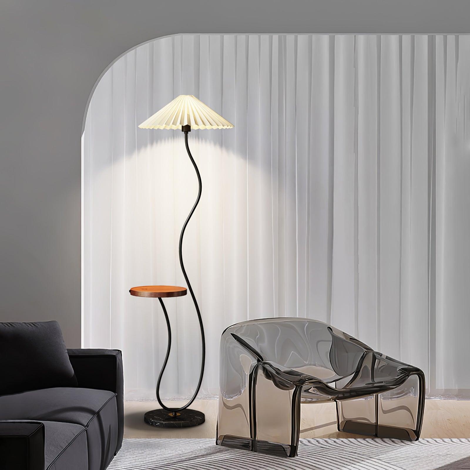 Ghel Minimalist Wood Floor Lamp-Neutral Decor
