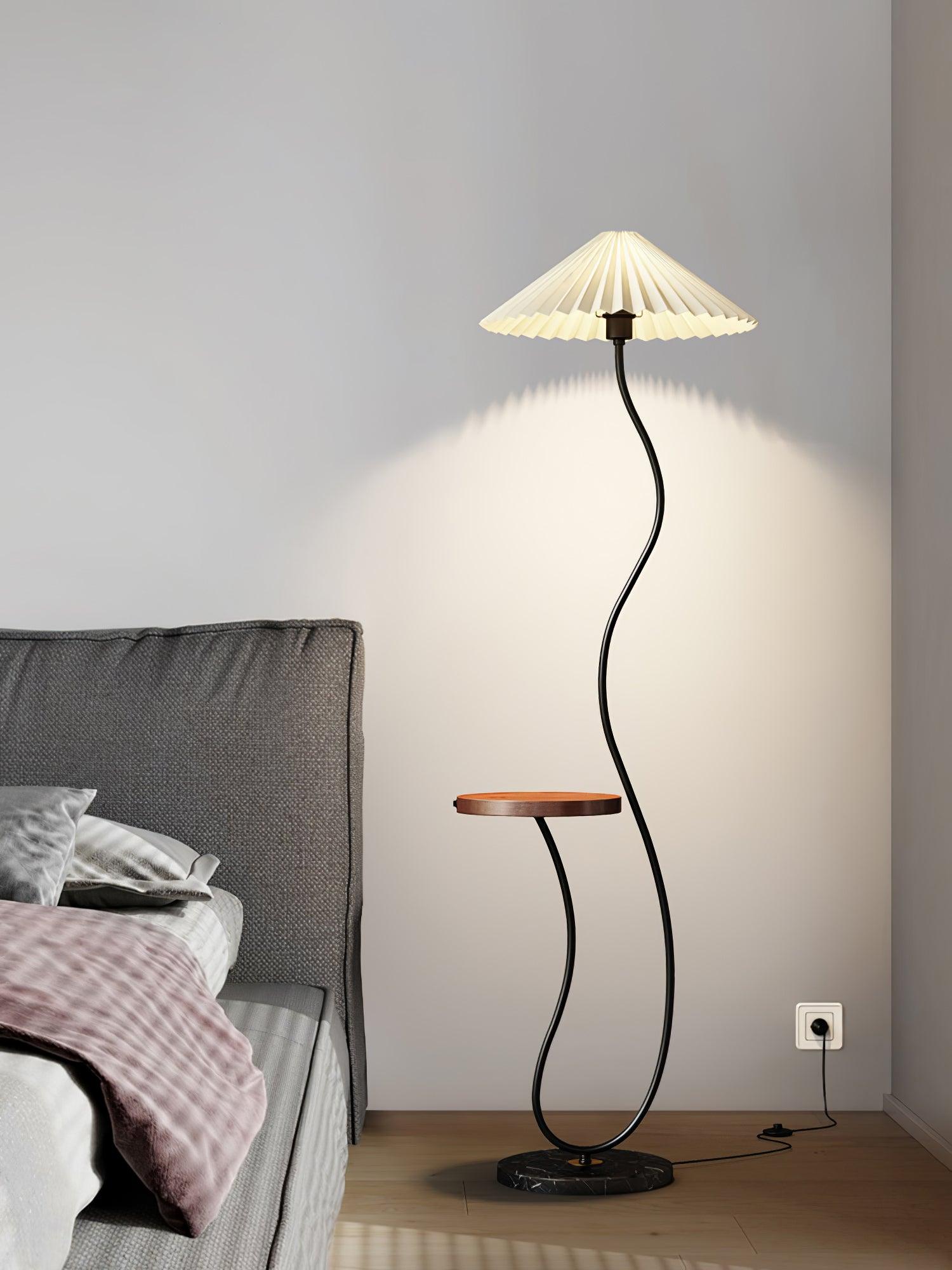 Ghel Minimalist Wood Floor Lamp-Neutral Decor