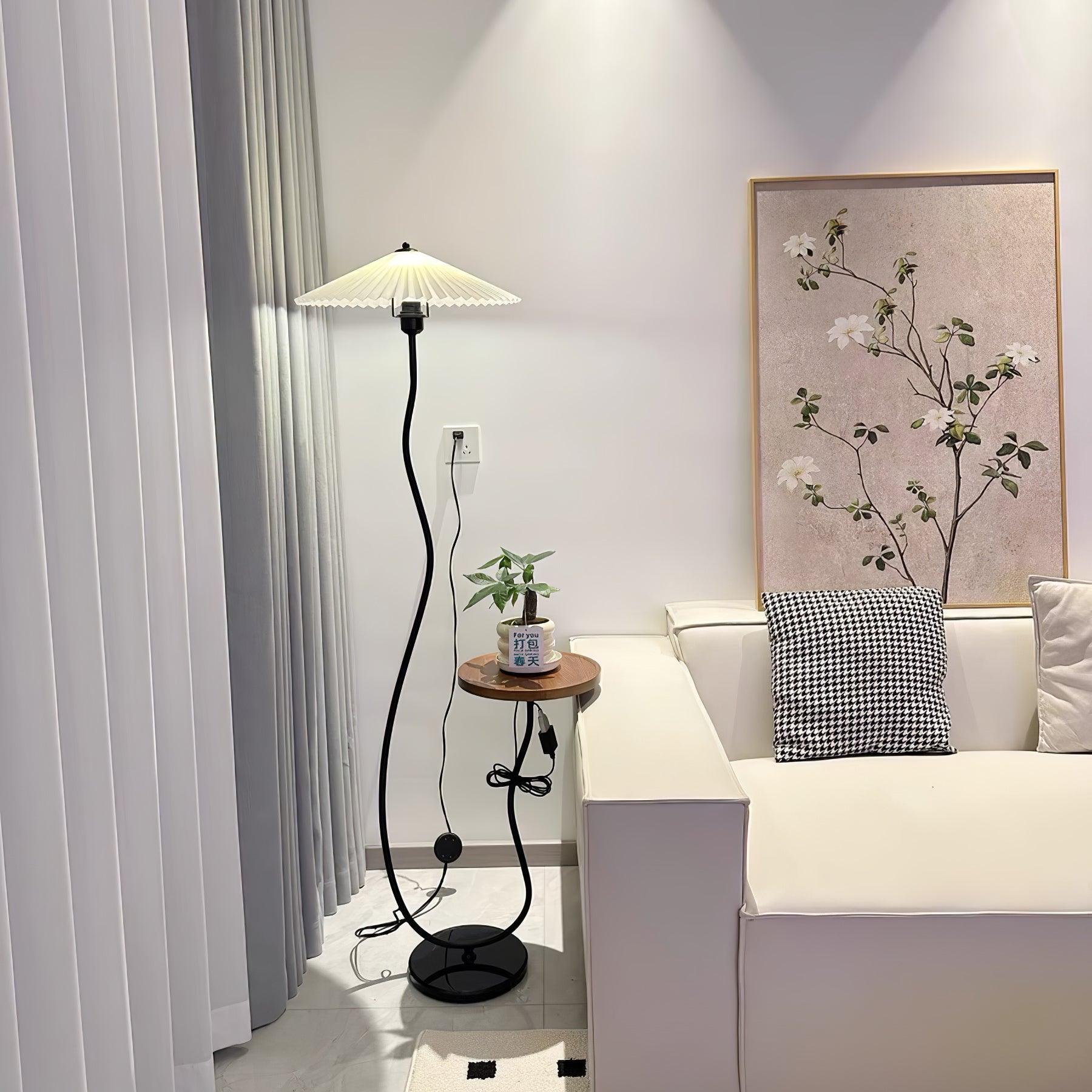 Ghel Minimalist Wood Floor Lamp-Neutral Decor