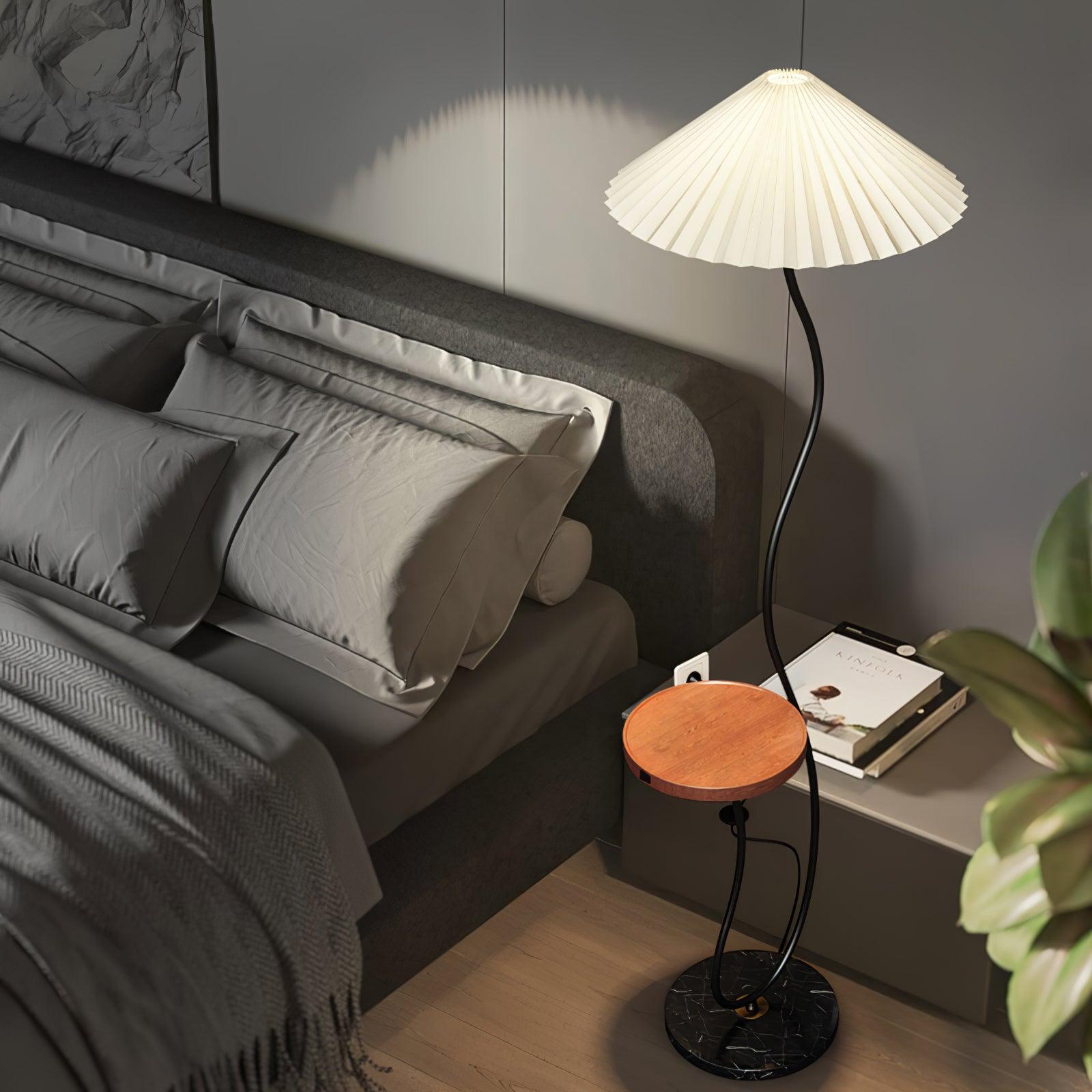 Ghel Minimalist Wood Floor Lamp-Neutral Decor