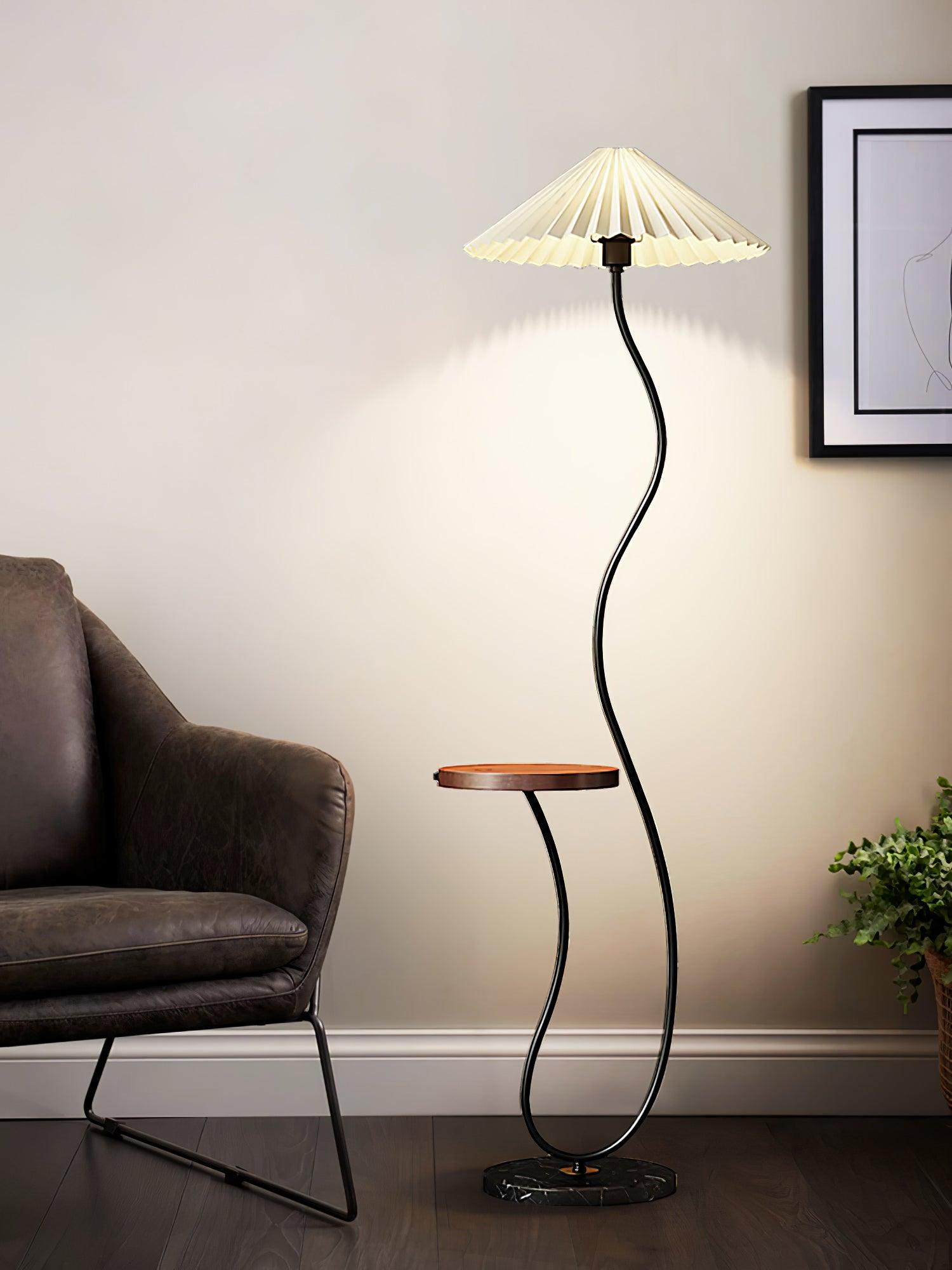 Ghel Minimalist Wood Floor Lamp-Neutral Decor