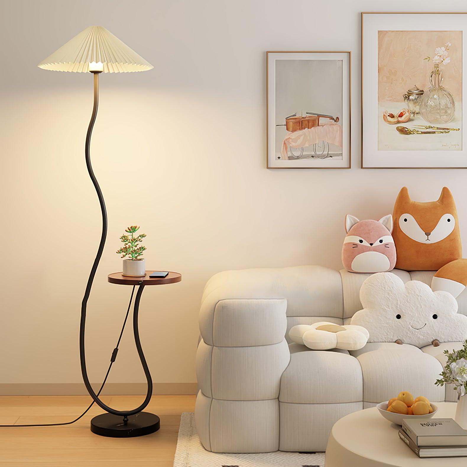 Ghel Minimalist Wood Floor Lamp-Neutral Decor