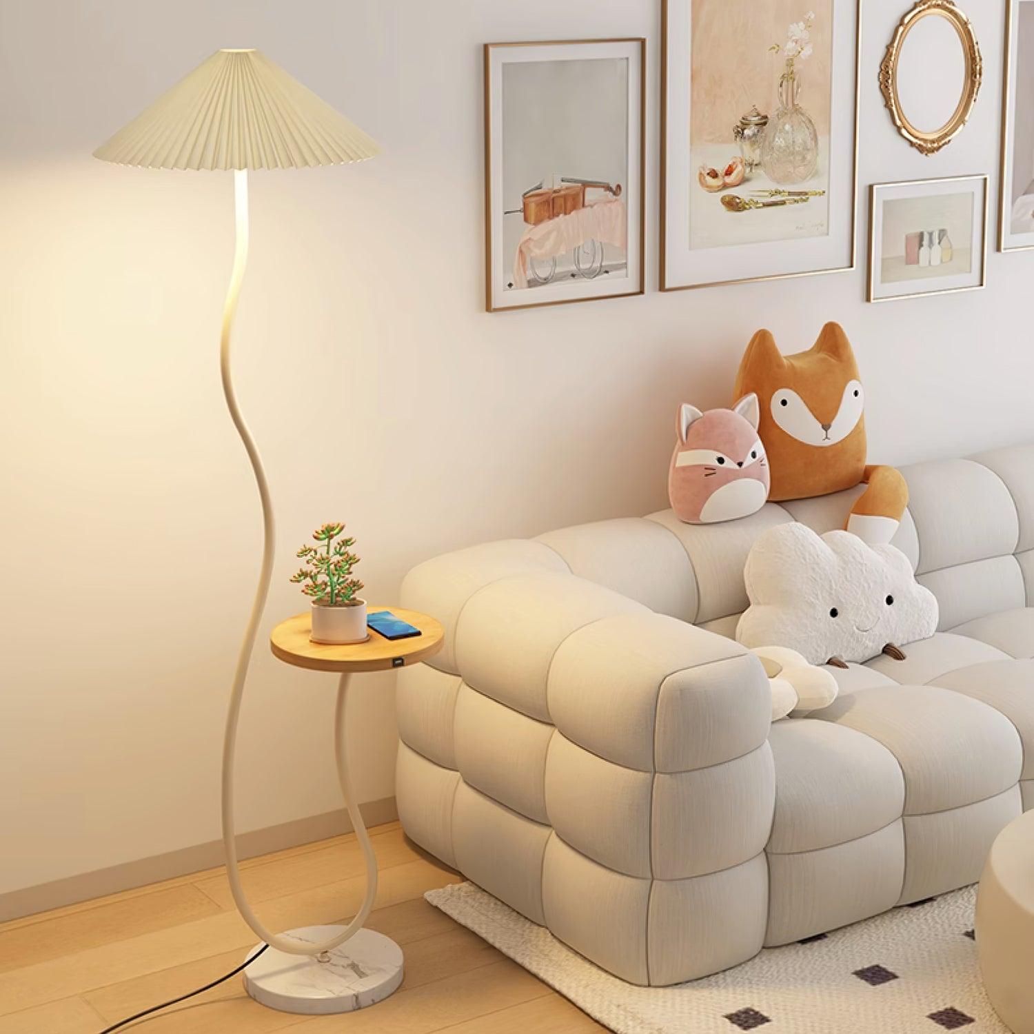 Ghel Minimalist Wood Floor Lamp-Neutral Decor