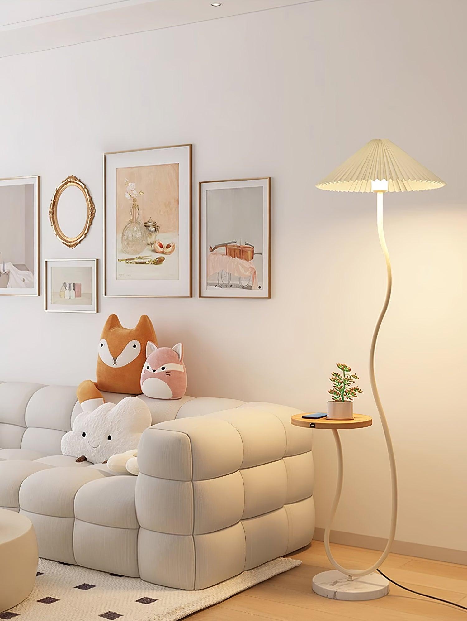 Ghel Minimalist Wood Floor Lamp-Neutral Decor