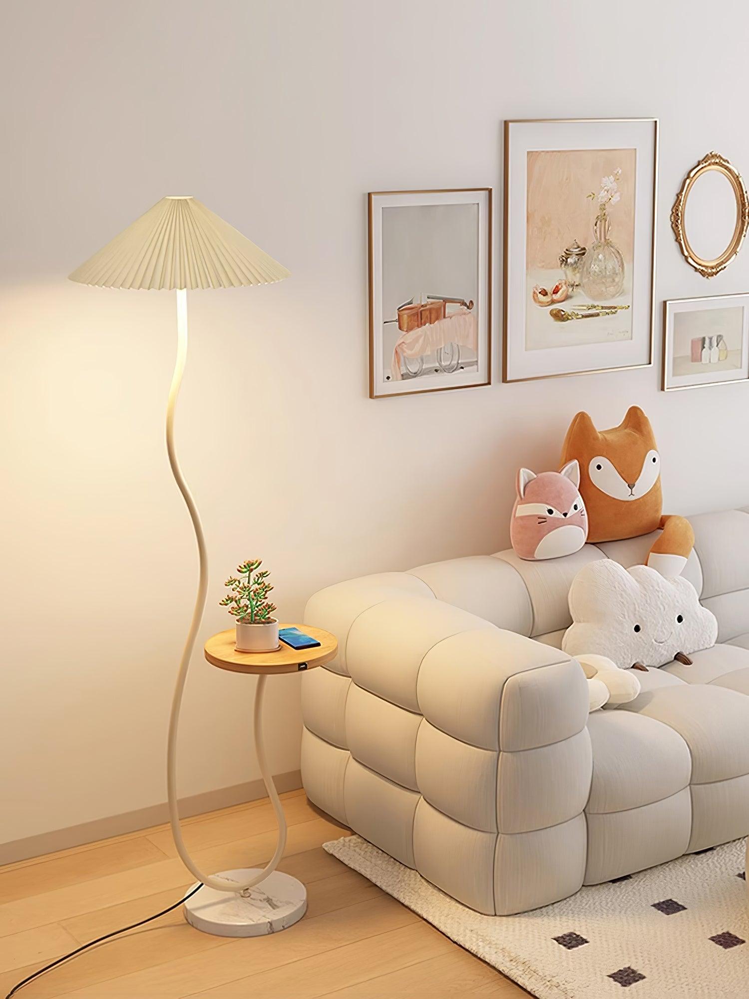 Ghel Minimalist Wood Floor Lamp-Neutral Decor