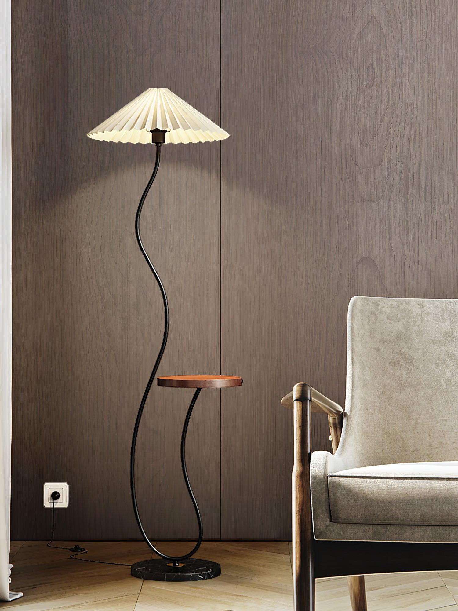 Ghel Minimalist Wood Floor Lamp-Neutral Decor