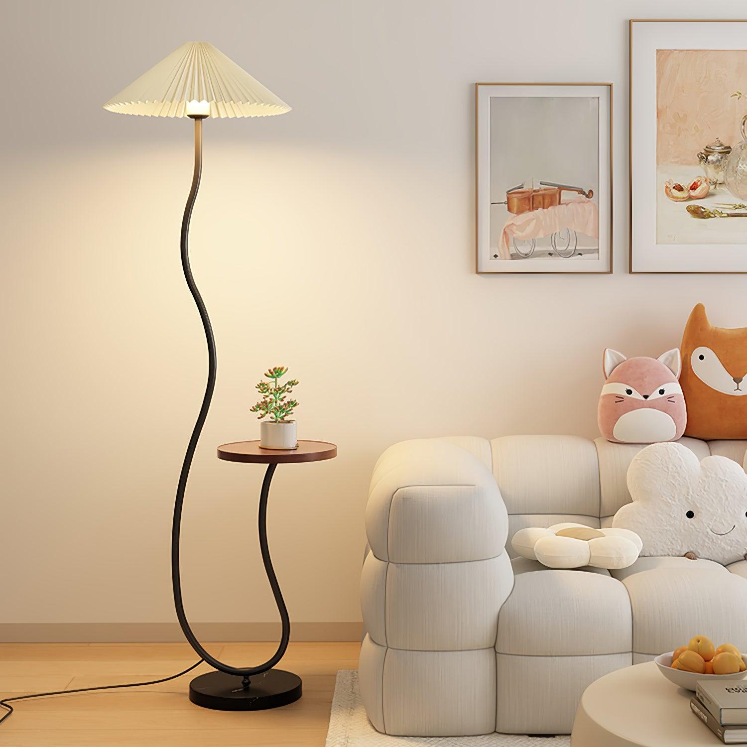 Ghel Minimalist Wood Floor Lamp-Neutral Decor