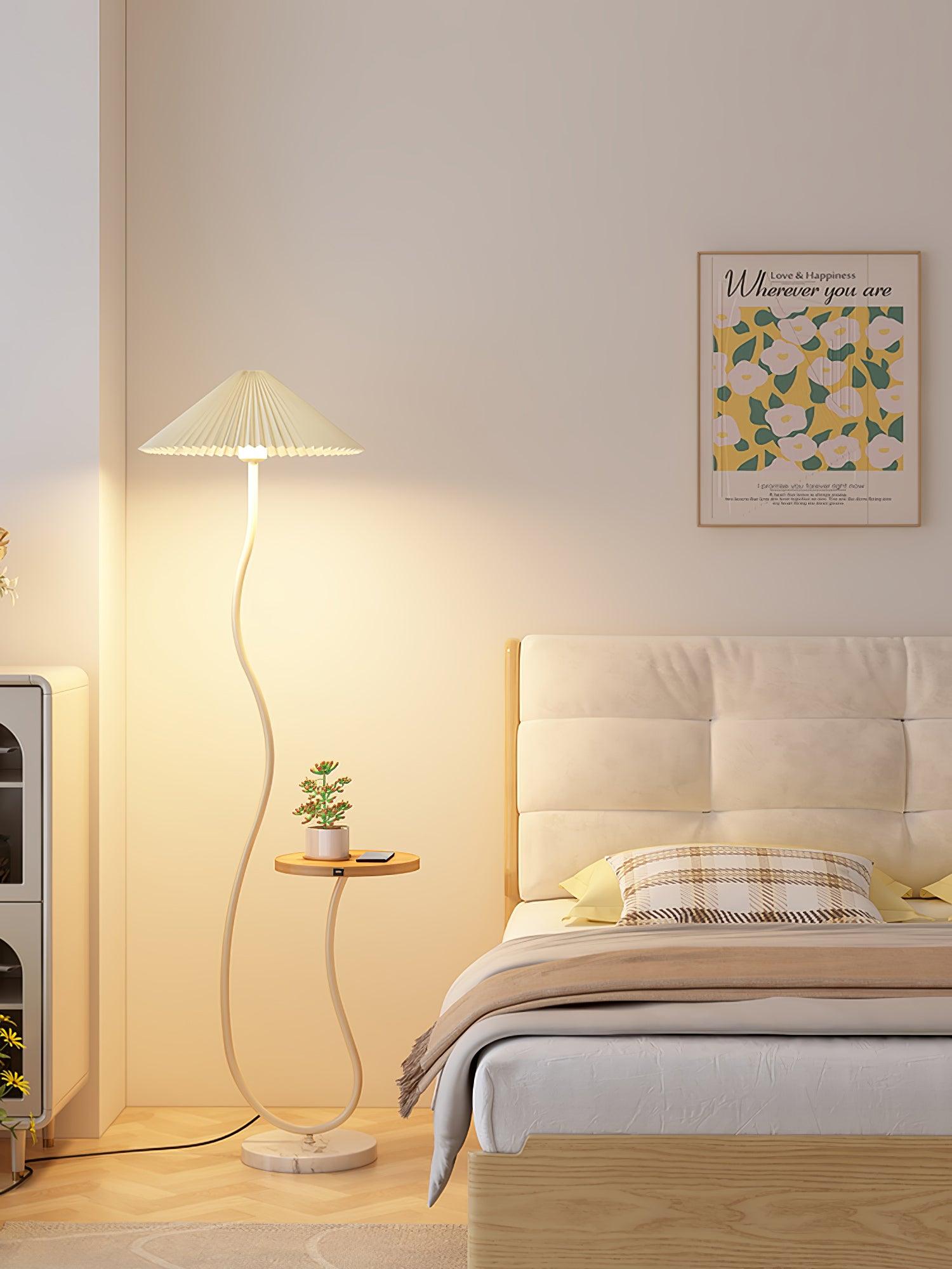 Ghel Minimalist Wood Floor Lamp-Neutral Decor