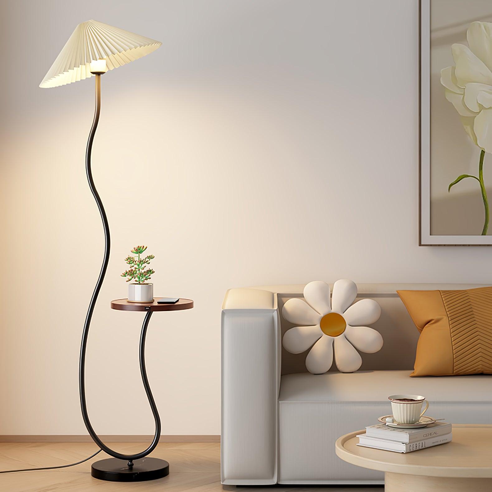 Ghel Minimalist Wood Floor Lamp-Neutral Decor