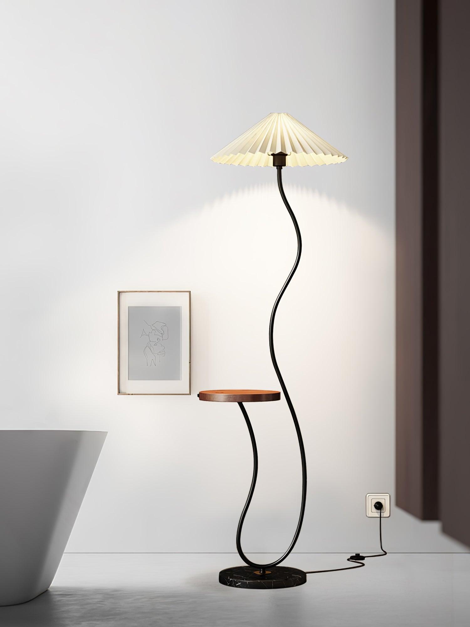 Ghel Minimalist Wood Floor Lamp-Neutral Decor