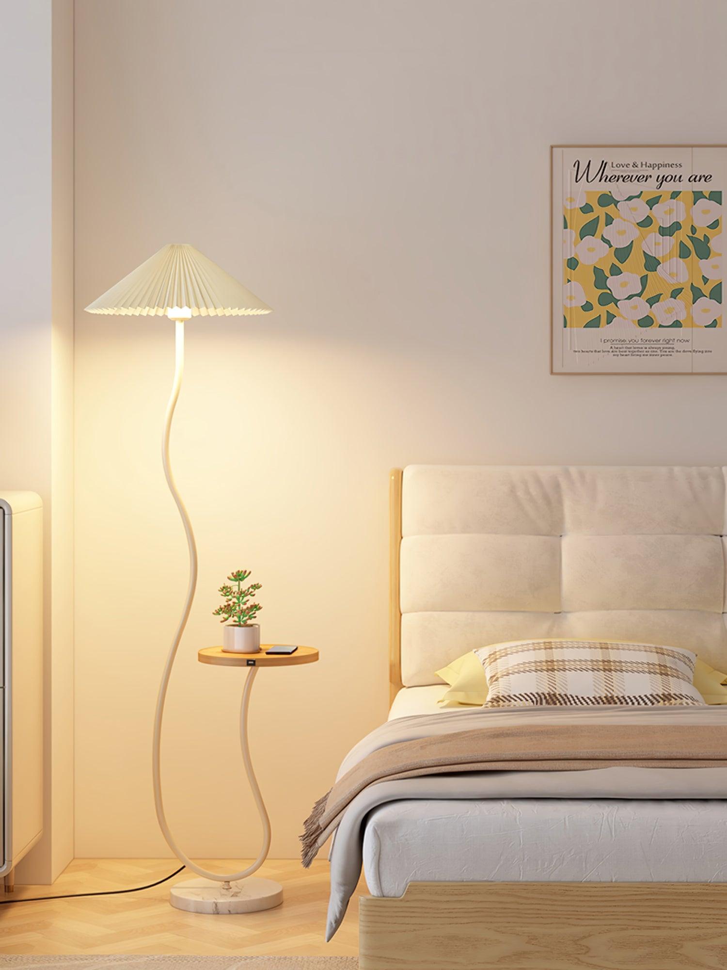 Ghel Minimalist Wood Floor Lamp-Neutral Decor