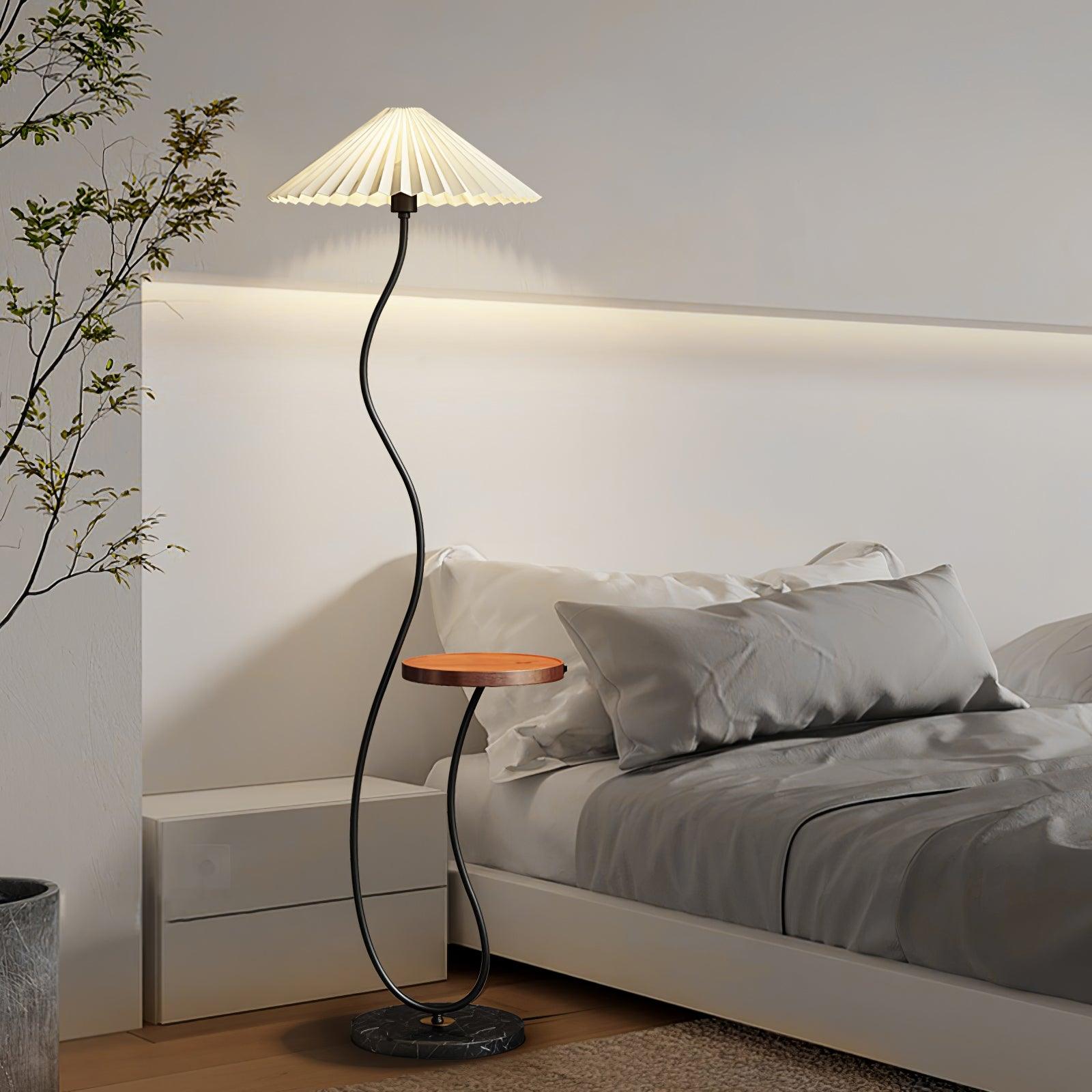 Ghel Minimalist Wood Floor Lamp-Neutral Decor