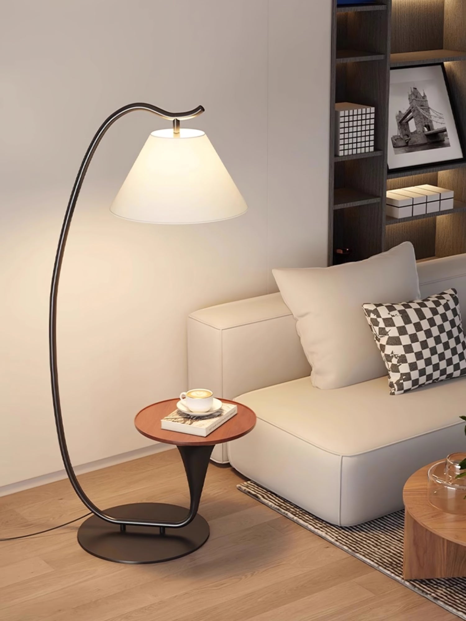 Alsilis Modern Floor Lamp-Neutral Decor