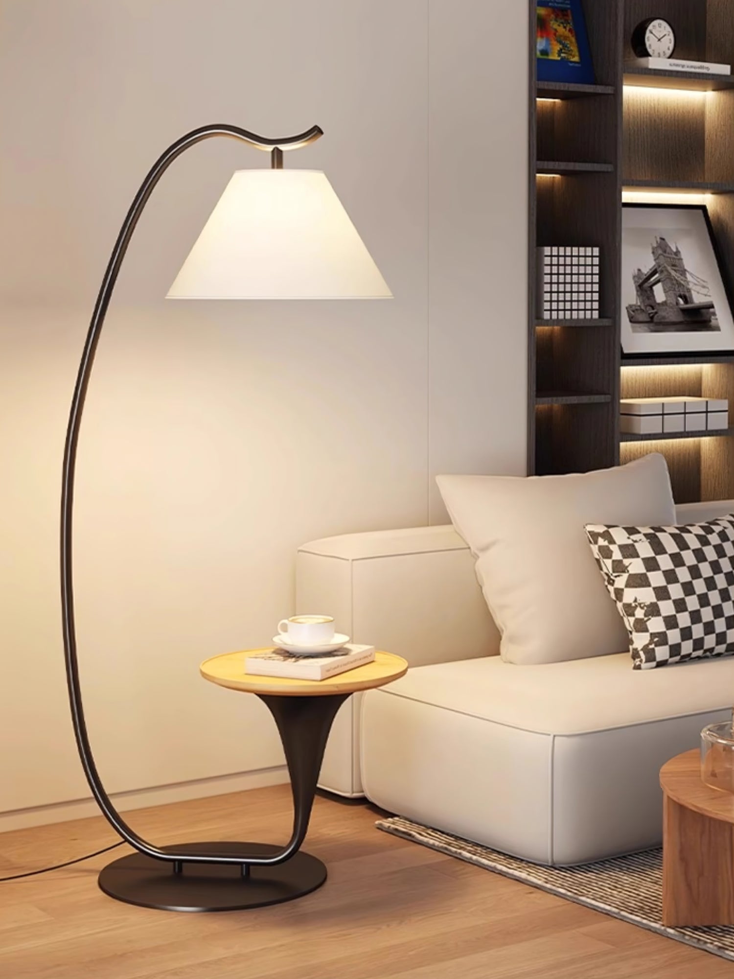 Alsilis Modern Floor Lamp-Neutral Decor