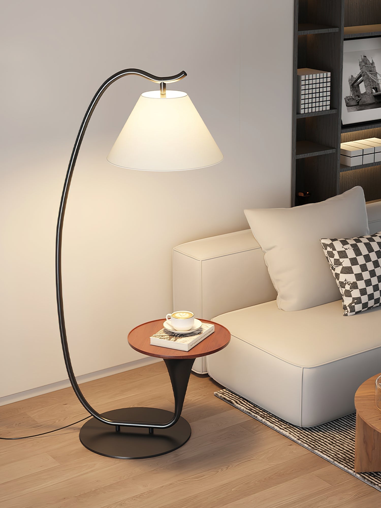 Alsilis Modern Floor Lamp-Neutral Decor