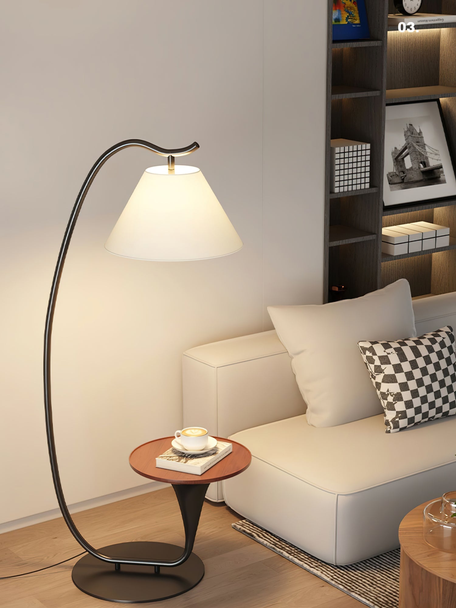 Alsilis Modern Floor Lamp-Neutral Decor